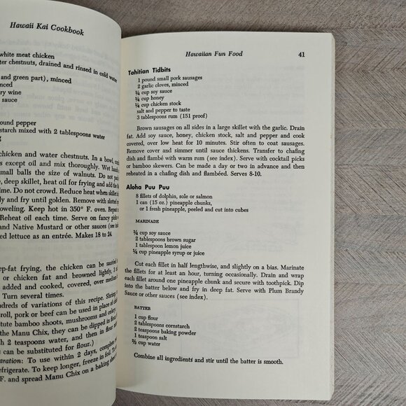 Vintage Hawaiian Cookbook By Roana & Gene Schindler Hawaii Kai Luau Cooking - Picture 7 of 9